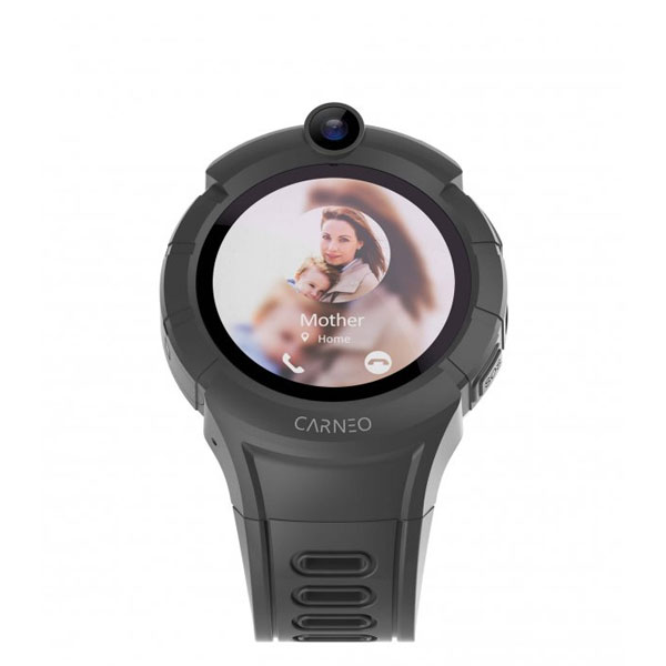 Detské smart hodinky Carneo GuardKid+ Mini, čierne