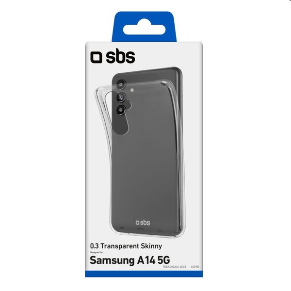 SBS puzdro Skinny pre Samsung Galaxy A14 5G, transparent