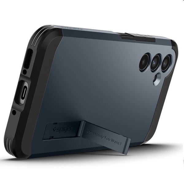 Zadný kryt SpigenTough Armor pre Samsung Galaxy A54 5G, kovová čierna