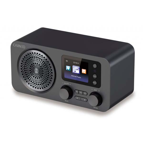 Carneo IR700 internetové rádio DAB/FM – čierne