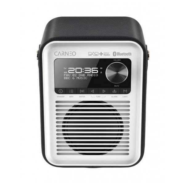 Carneo rádio D600 DAB/FM - čierne / biele
