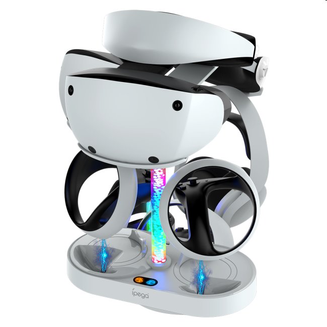 iPega PlayStation 5 VR2 multifunkčný nabíjací stojan