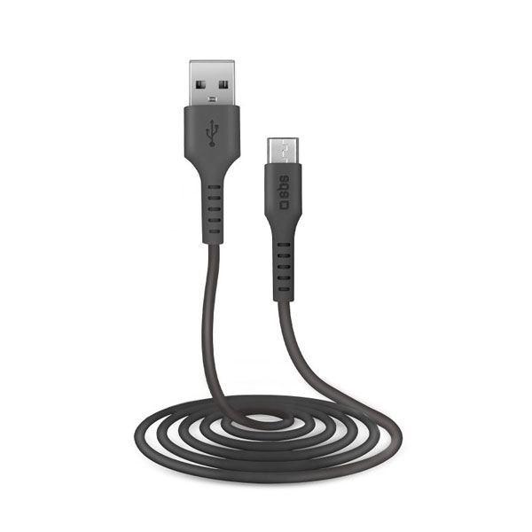 SBS Kábel USB/Micro-USB, 2 m, čierna