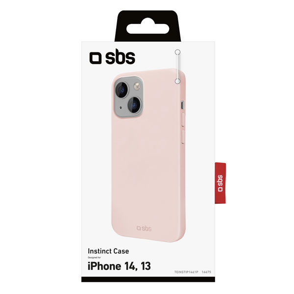 Zadný kryt SBS Instinct pre Apple iPhone 14/13, ružová