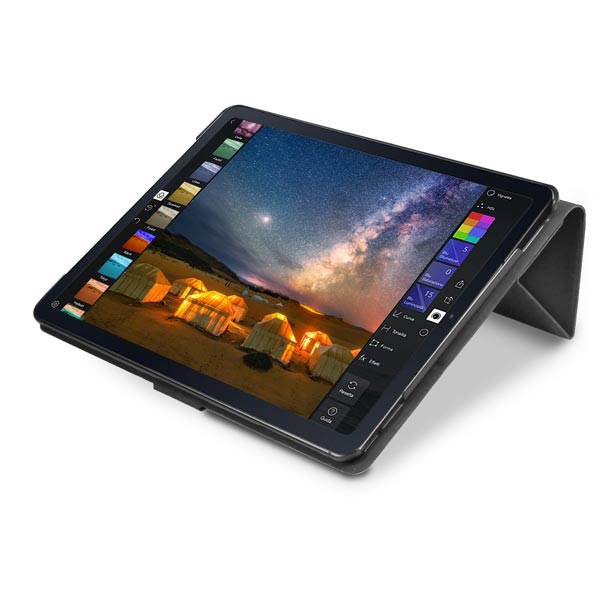 SBS Puzdro Trio Book pre Samsung Galaxy Tab S7+/S7 FE/S8+, čierna