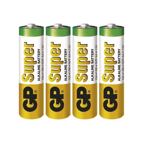 GP Alkalická batéria Super LR6 (AA), 4 kusy
