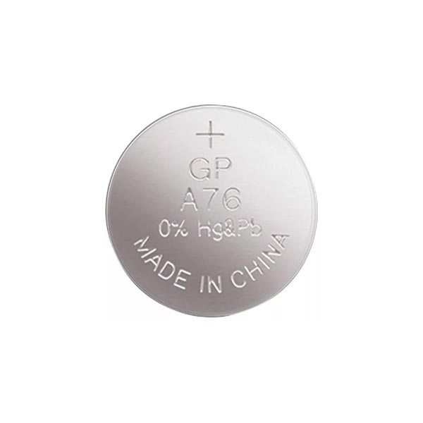 GP alkalická gombíková batéria A76F (LR44) 1BL