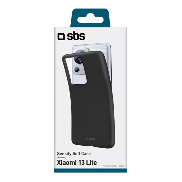 Zadný kryt SBS Sensity pre Xiaomi 13 Lite, čierna