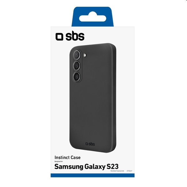 Zadný kryt SBS Instinct pre Samsung Galaxy S23, čierna