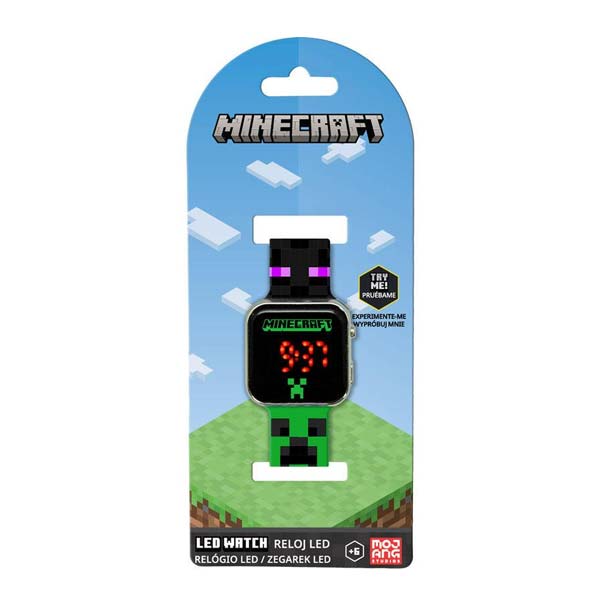 Kids Licensing detské LED hodinky Minecraft Mob heads
