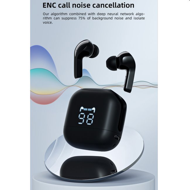 Mibro Earbuds 3 Pro bezdrôtové slúchadlá TWS, čierna