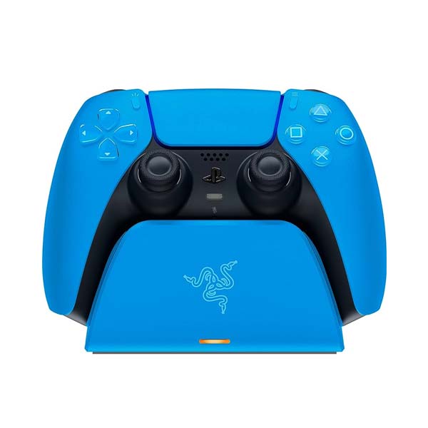 Razer univerzálny rýchlonabíjací stojan pre PlayStation 5, modrý