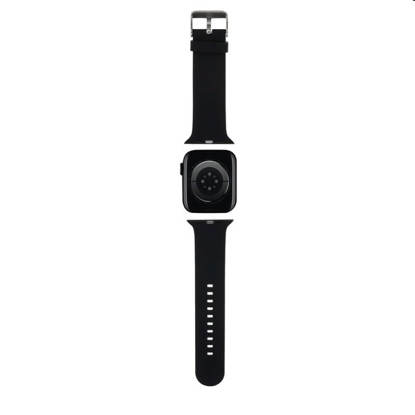 Karl Lagerfeld Choupette Head NFT remienok pre Apple Watch 38/40 mm, čierna