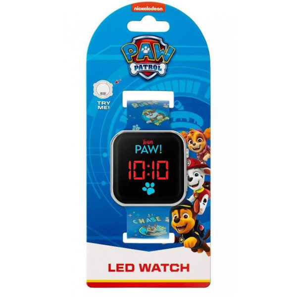 Kids Licensing detské LED hodinky Paw Patrol