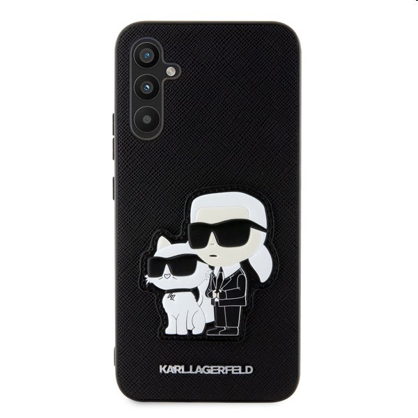 Zadný kryt Karl Lagerfeld PU Saffiano Karl and Choupette NFT pre Samsung Galaxy A54 5G, čierna