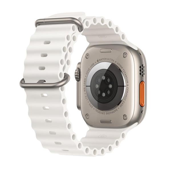 Apple Watch Ultra 2 GPS , 49mm , titánové puzdro s oceánskym remienkom biela