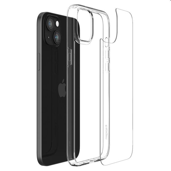 Zadný kryt Spigen Air Skin Hybrid pre Apple iPhone 15 Plus, transparentná