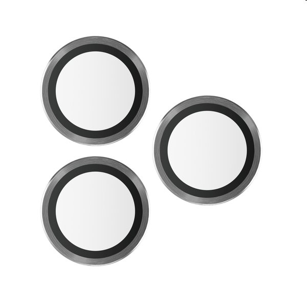 PanzerGlass Ochranný kryt objektívu fotoaparátu Hoops pre Apple iPhone 15 Pro, 15 Pro Max, čierna
