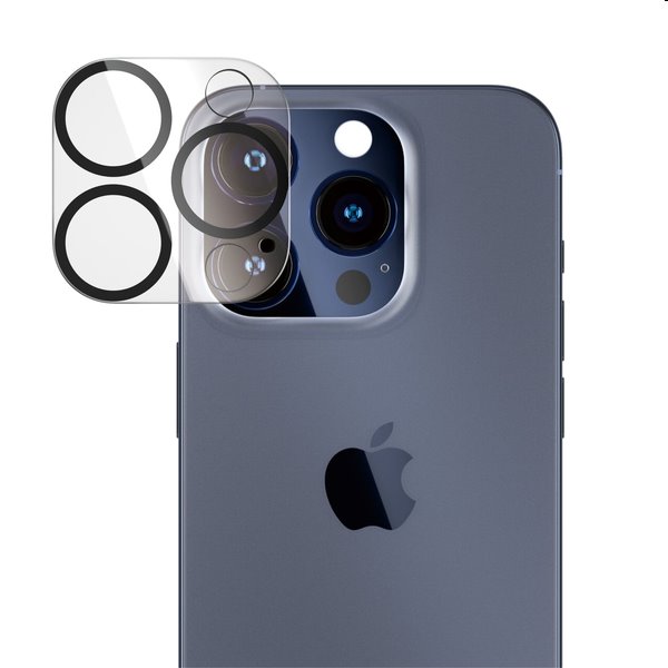 PanzerGlass ochranný kryt objektívu fotoaparátu pre Apple iPhone 15 Pro/15 Pro Max