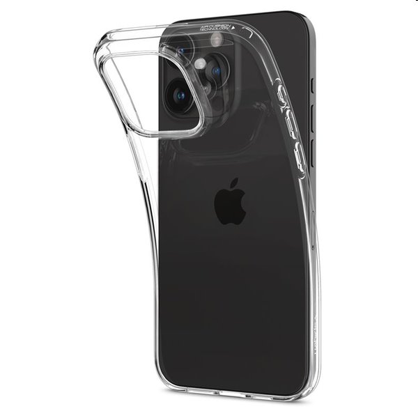 Zadný kryt Zadný kryt Spigen Liquid Crystal Glitter pre Apple iPhone 15 Pro, transparentná