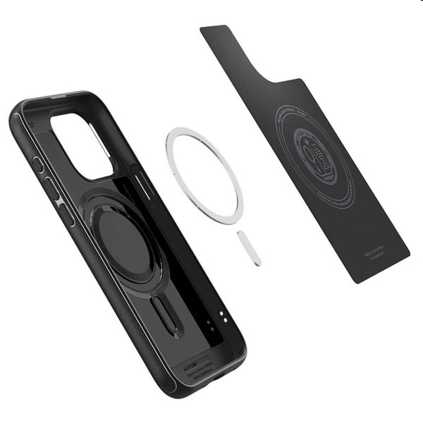Puzdro Spigen Mag Armor MagSafe pre Apple iPhone 15 Pro, čierne