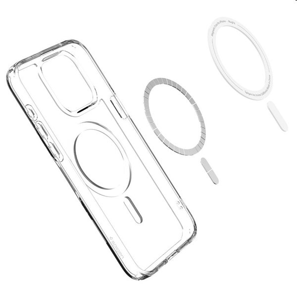 Zadný kryt Spigen Ultra Hybrid MagSafe pre Apple iPhone 15 Pro, transparentná