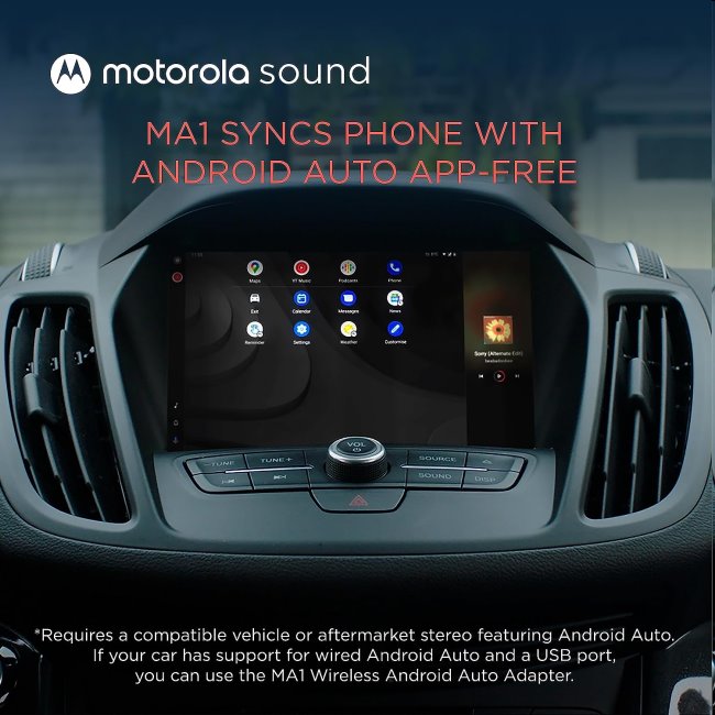 Motorola MA1 Bezdrôtový Adaptér pre Android Auto