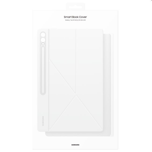 Puzdro Book Cover pre Samsung Galaxy Tab S9 Ultra, biela