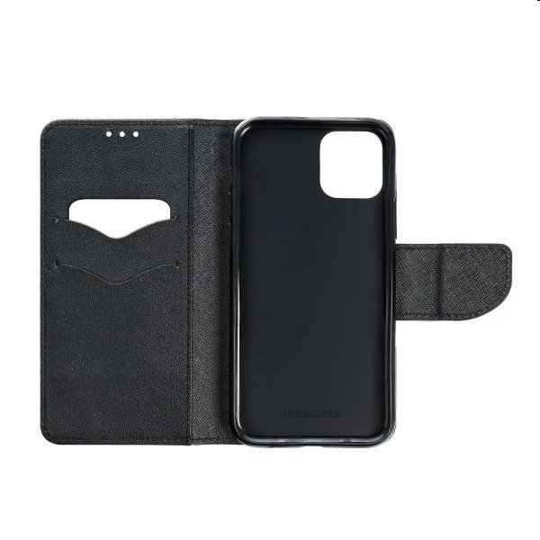 Knižkové puzdro FANCY Book pre Xiaomi Redmi Note 12 Pro 5G, čierna