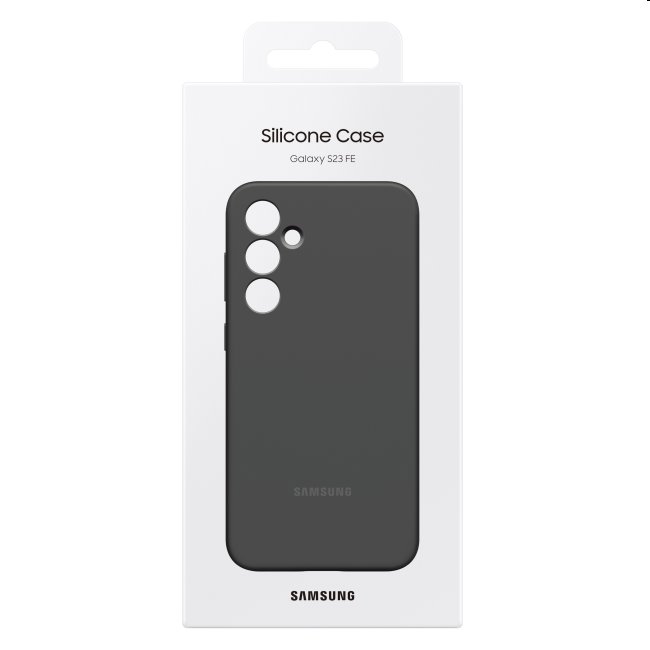 Zadný kryt Silicone Cover pre Samsung Galaxy S23 FE, svetlo-sivá