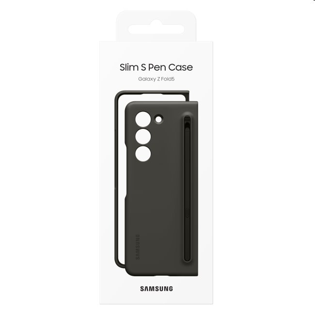 Zadný kryt Slim S Pen Cover pre Samsung Galaxy Z Fold5, grafitová