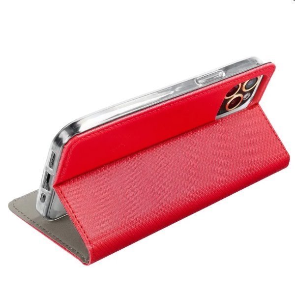 Knižkové puzdro Smart Case Book pre Xiaomi Redmi Note 12S, červená