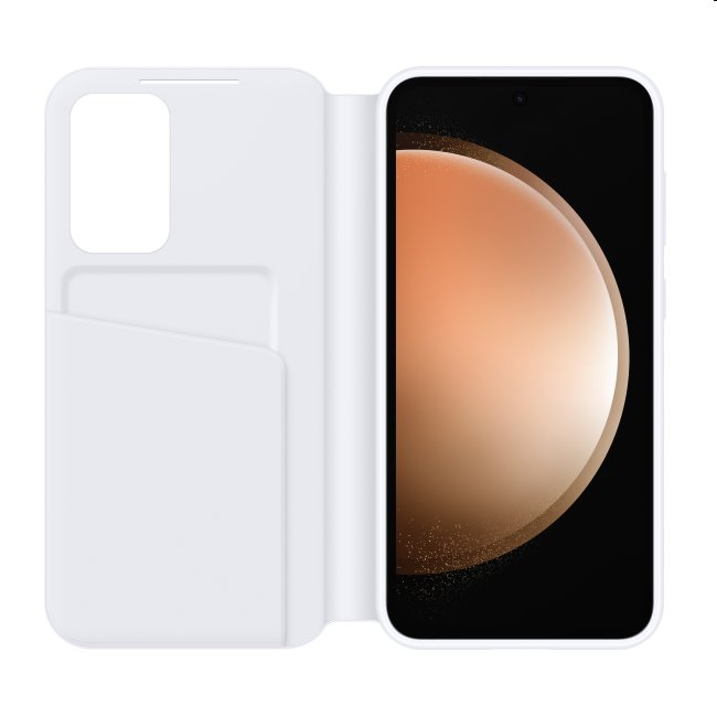 Knižkové puzdro Smart View Wallet pre Samsung Galaxy S23 FE, biela
