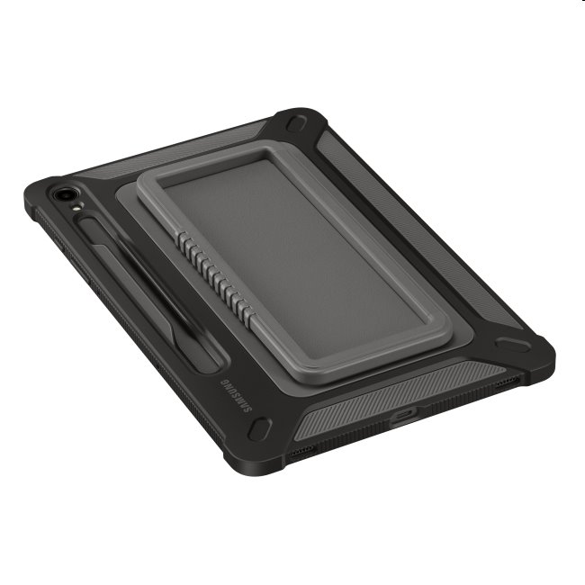 Puzdro Standing Outdoor Cover pre Samsung Galaxy Tab S9, čierna