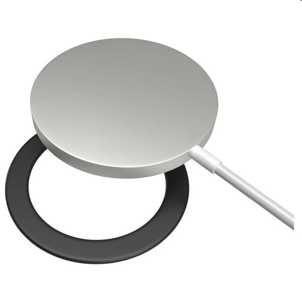 FIXED Magnetická nálepka na mobilný telefón pre použitie technológie MagSafe, čierna
