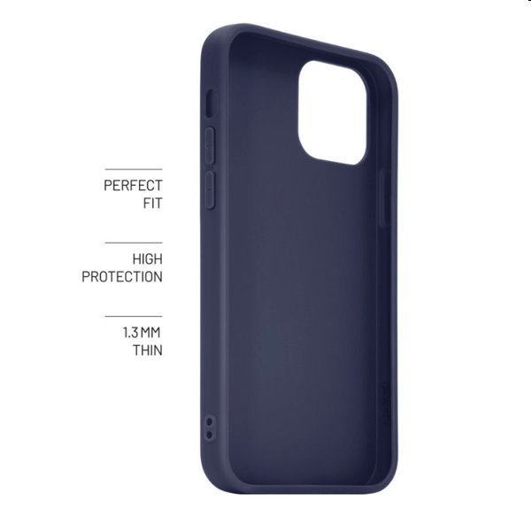 Zadný pogumovaný kryt FIXED Story pre Samsung Galaxy S24, modrá