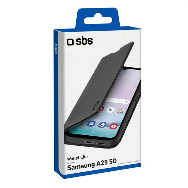 Knižkové puzdro SBS Book Wallet Lite pre Samsung Galaxy A25 5G, čierna