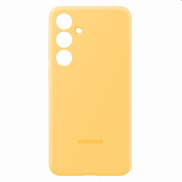 Zadný kryt Silicone Cover pre Samsung Galaxy S24 Plus, žltá