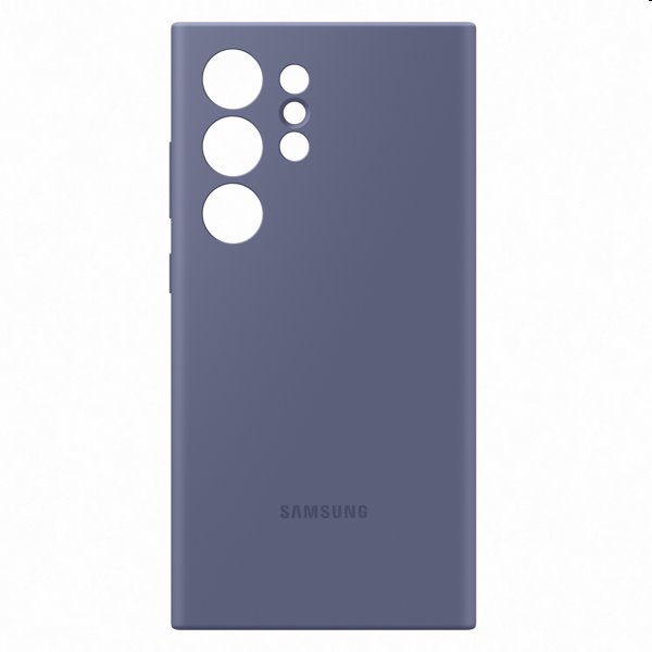 Zadný kryt Silicone Cover pre Samsung Galaxy S24 Ultra, fialová