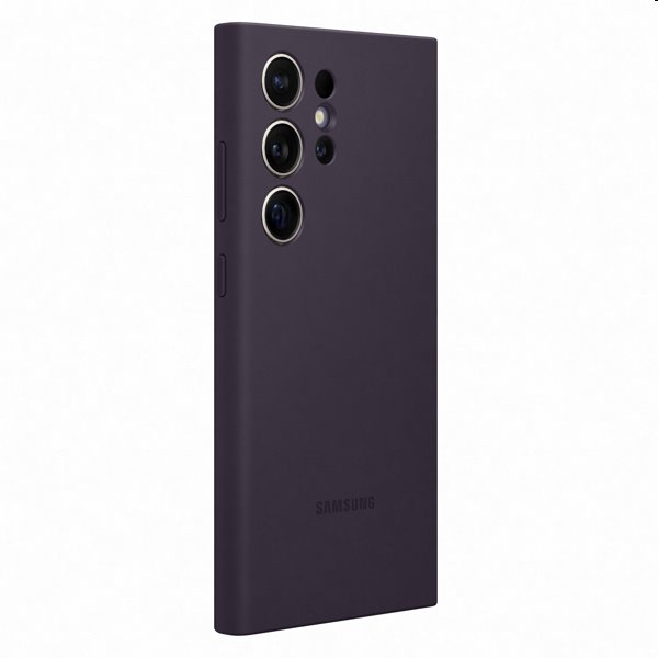 Zadný kryt Silicone Cover pre Samsung Galaxy S24 Ultra, fialová