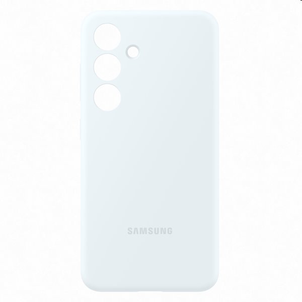 Zadný kryt Silicone Cover pre Samsung Galaxy S24, biela