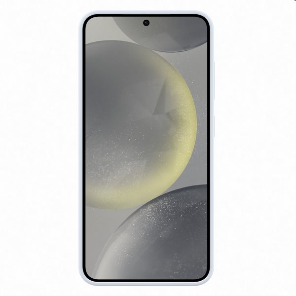 Zadný kryt Silicone Grip Cover pre Samsung Galaxy S24, svetlomodrá