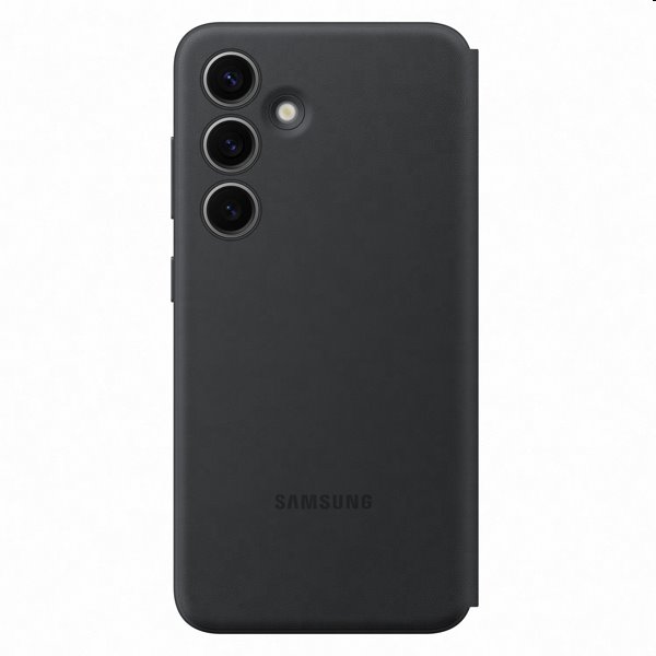 Knižkové puzdro Smart View Wallet pre Samsung Galaxy S24, čierna