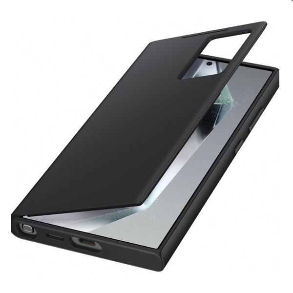 Knižkové puzdro Smart View Wallet pre Samsung Galaxy S24 Ultra, čierna
