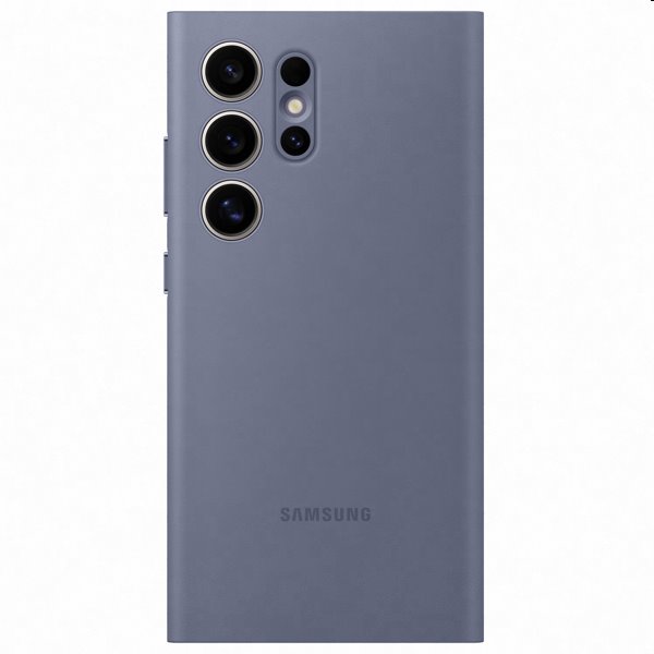 Knižkové puzdro Smart View Wallet pre Samsung Galaxy S24 Ultra, fialová