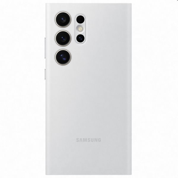 Knižkové puzdro Smart View Wallet pre Samsung Galaxy S24 Ultra, biela