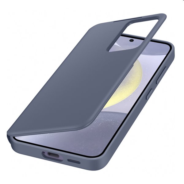 Knižkové puzdro Smart View Wallet pre Samsung Galaxy S24, fialová