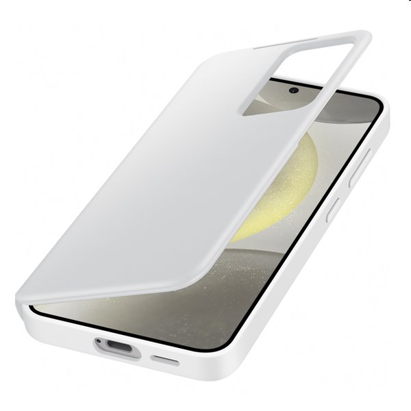 Knižkové puzdro Smart View Wallet pre Samsung Galaxy S24, biela