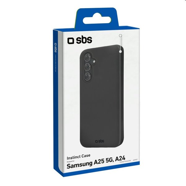 Zadný kryt SBS Instinct pre Samsung Galaxy A25 5G, čierna