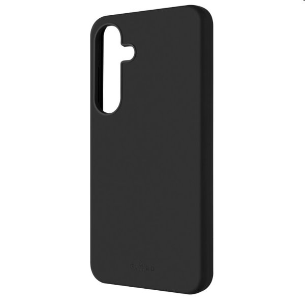 Silikónový zadný kryt FIXED MagFlow s Magsafe pre Samsung Galaxy S24 Plus, čierna